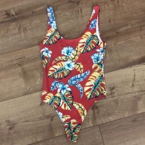 Aritzia tropical thong bodysuit